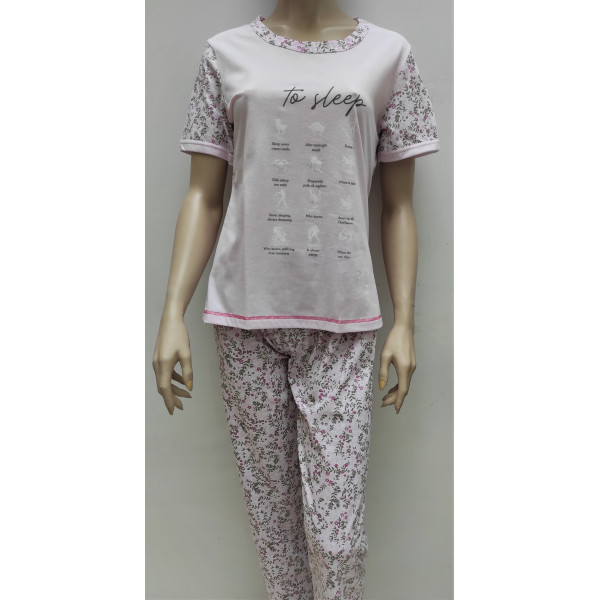 Pijama signo m/manga e calça 3492