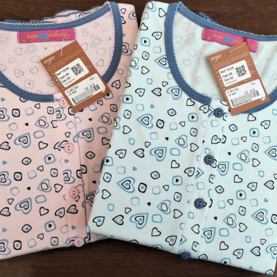 Pijama fino c/manga e calça 2536