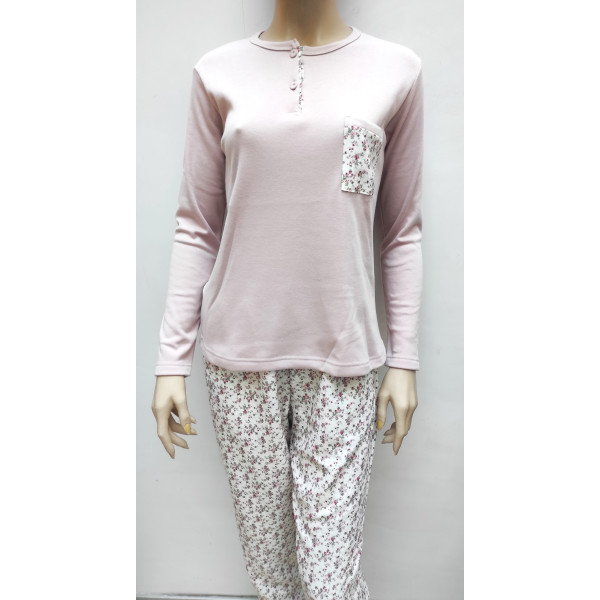 Pijama cardado Roseira 22119