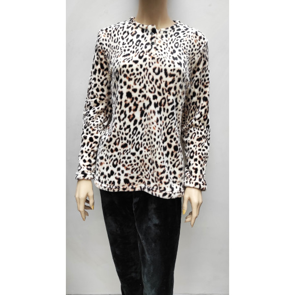 Pijama Polar Leopardo 41937