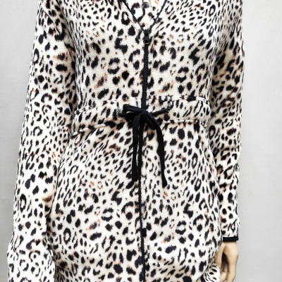 Robe Polar de Fecho Leopardo 41969