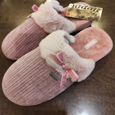 Chinelo Polar lacinho veludo rosa 2193780