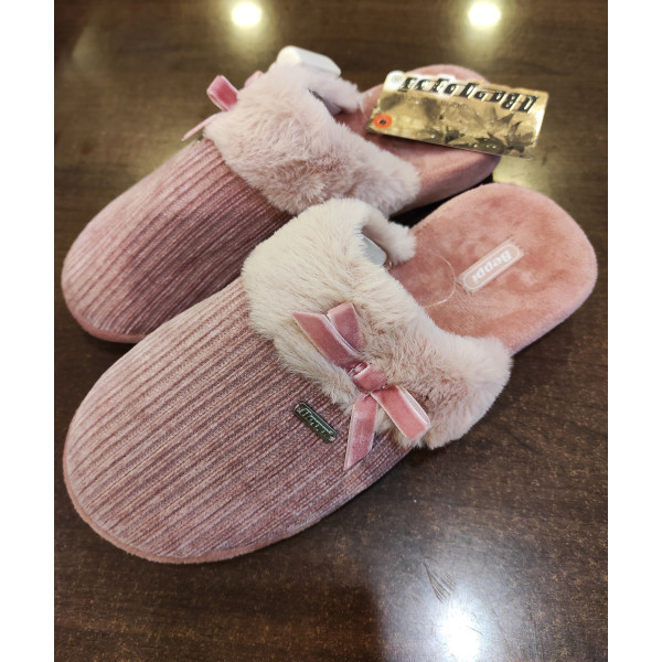 Chinelo Polar lacinho veludo rosa 2193780