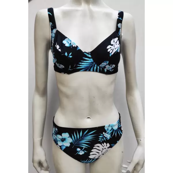 Bikini de Praia Hawai Preto & Azul 31146 B