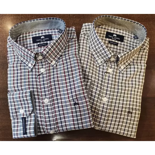 Camisa Vaiela manga comprida Regular Fit 4646 xadrez