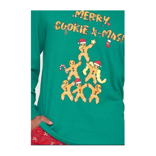 Pijama Cardado Natal 370073 Cookie Xmas