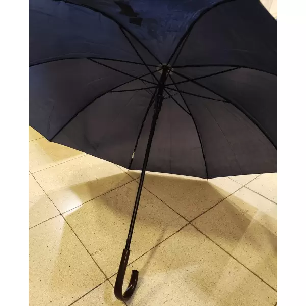 Guarda-chuva grande 12132 Basic Slim cabo aveludado