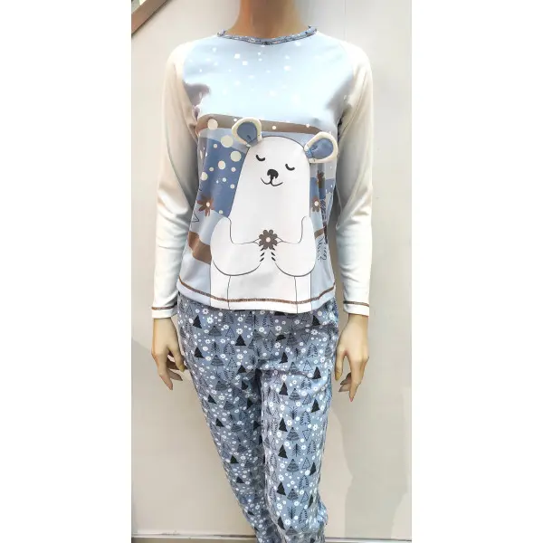 Pijama Cardado 24128 Urso na Neve