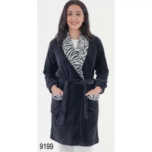 Robe polar gola listrada B&W 9199