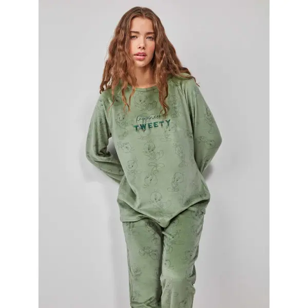 Pijama Polar Tweety Green 20220