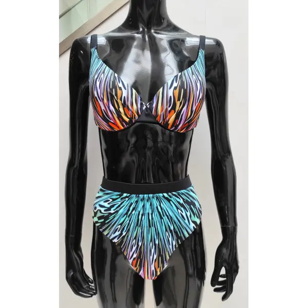 Bikini Conjunto Listras Selvagem 77127C