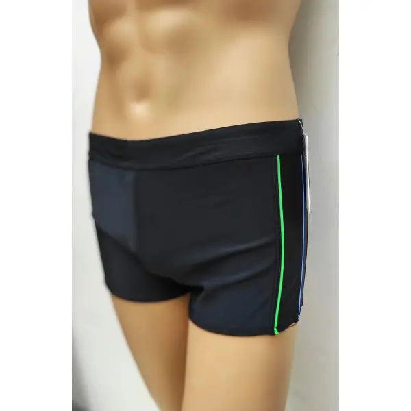 Calção de piscina justo listras laterais 72845