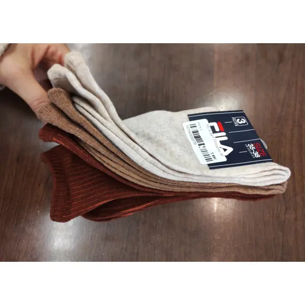 Meia canelada 6411 pack 3