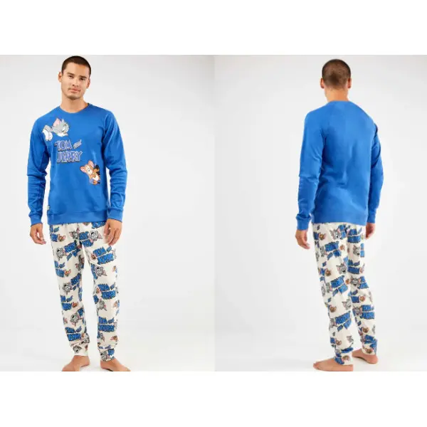Pijama fino manga comprida 20351 Tom & Jerry Chase