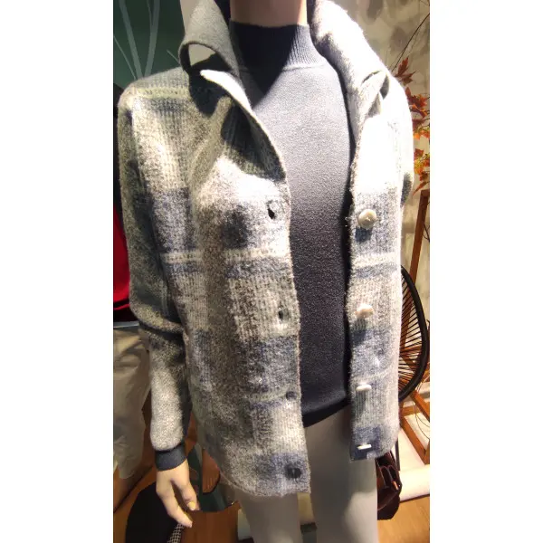 Parka curta Pêlo no peito e gola 25669