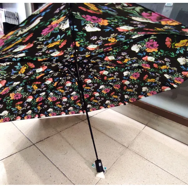 Guarda-chuva pequeno floral vibrante 26433