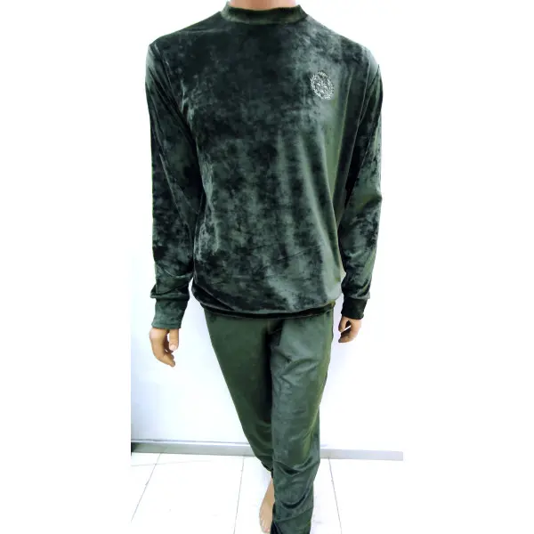 Pijama Laminado Veludo Brasão 8491