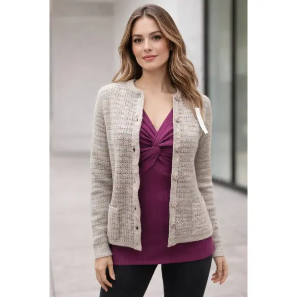 casaco multicolor lã 14009