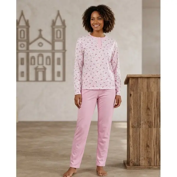 Pijama fino calça 38