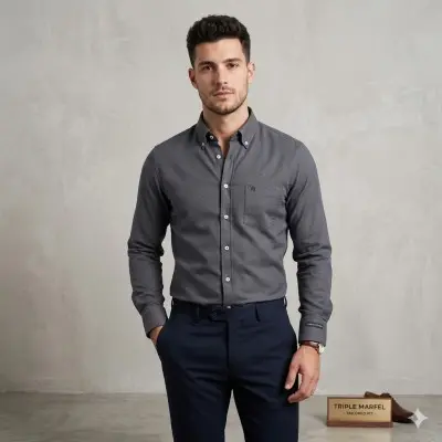 Camisa Algodão manga comprida Tailored Fit 2076