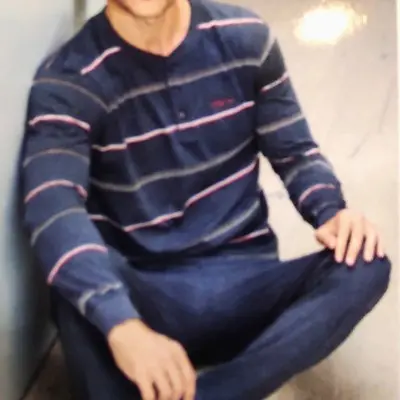 Pijama manga comprida e...