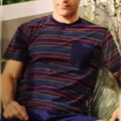 Pijama manga curta e calção...