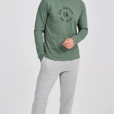 Pijama manga comprida e...