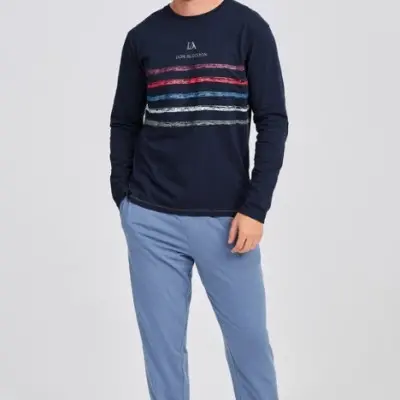 Pijama manga comprida e...