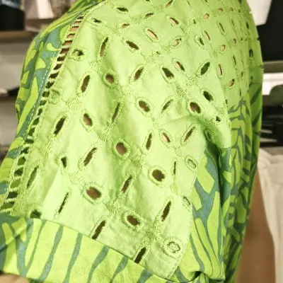 Vestido Selva bordado...