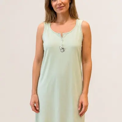 Camisa de Noite curta alça...