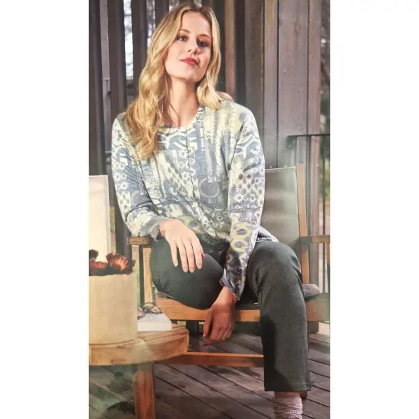 Conjunto de malha Casaco & T-shirt 26576