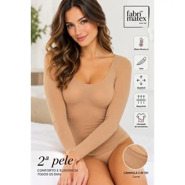 Camisola Segunda Pele manga Comprida 701