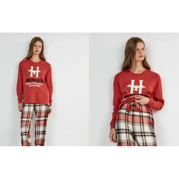 Pijama fino manga comprida 20491 Hogwarts Flanela